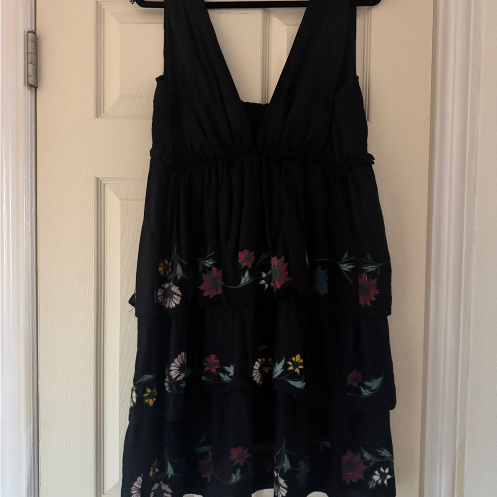 Red Carter Black and White Patterned Garment